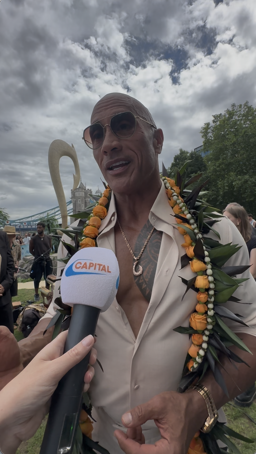 Dwayne Johnson — Premiere Interview for Capital